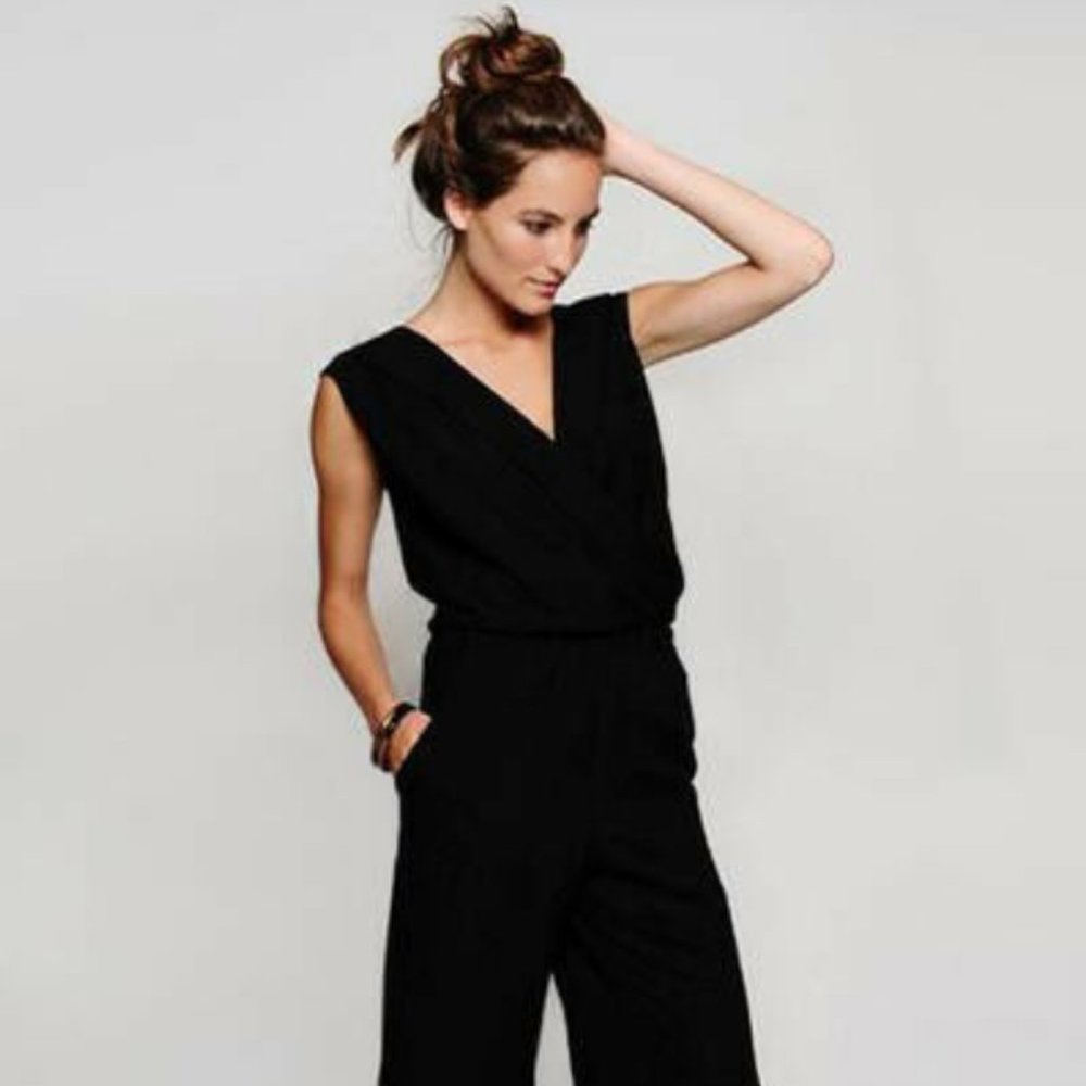 NWT Oliver Grace Sabrina Blk Jumpsuit, M